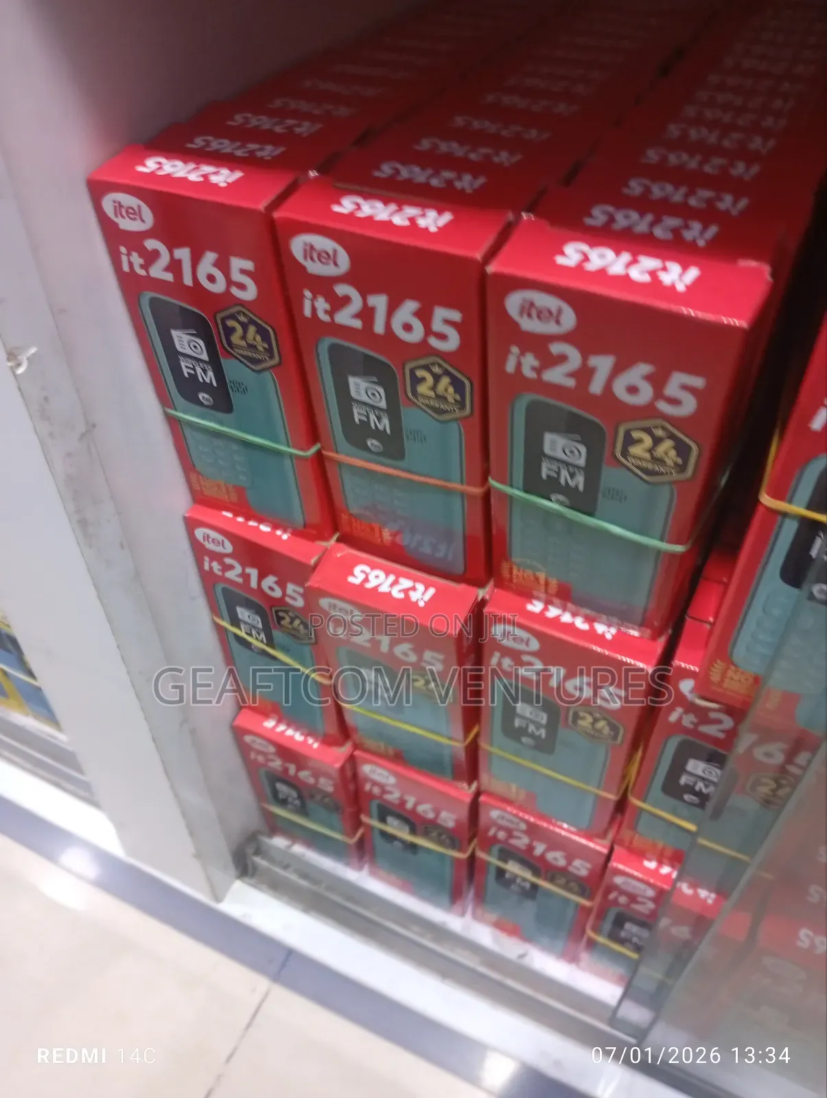 New Itel it2165 Black