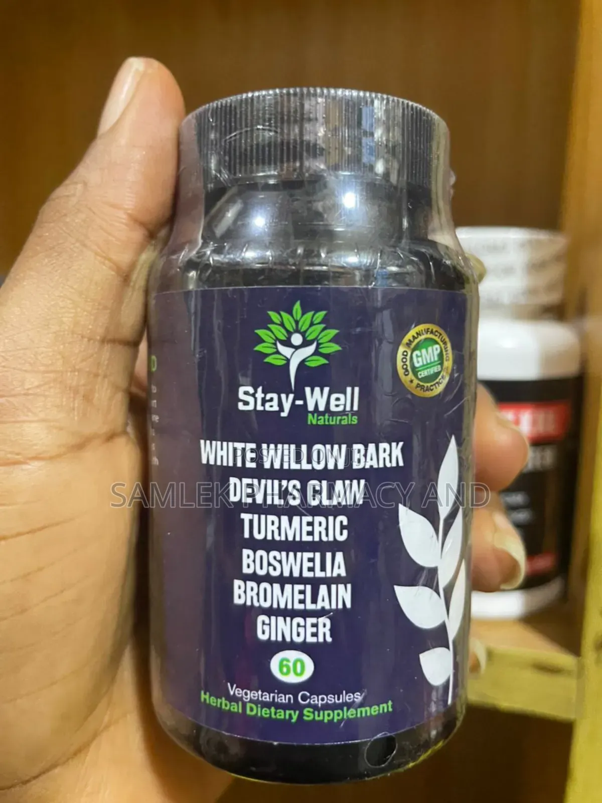 Pain Relief-white Willow Bark,Devil'sclaw,Turmeric,Boswellia,Bromelain