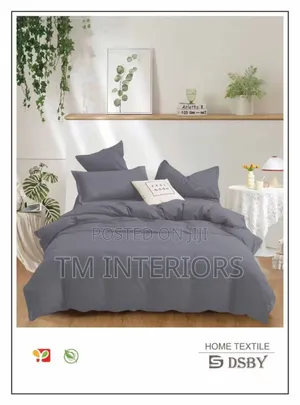 6 X 6 Gray Color Bedsheet Sets, Retail and Wholesale
