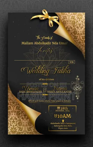 Invitation Card Print
