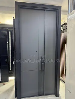 8ft By 4ft Turkish Metal Door With Smart Lock Plain Design