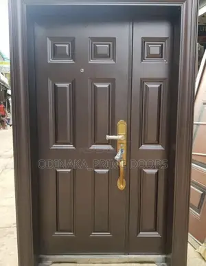 7ft By 4ft Harmony Metal Door 9inches Frame With Bronze Gold Handle