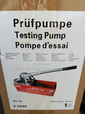 Manual Hydrostatic Pressure Testing Machine