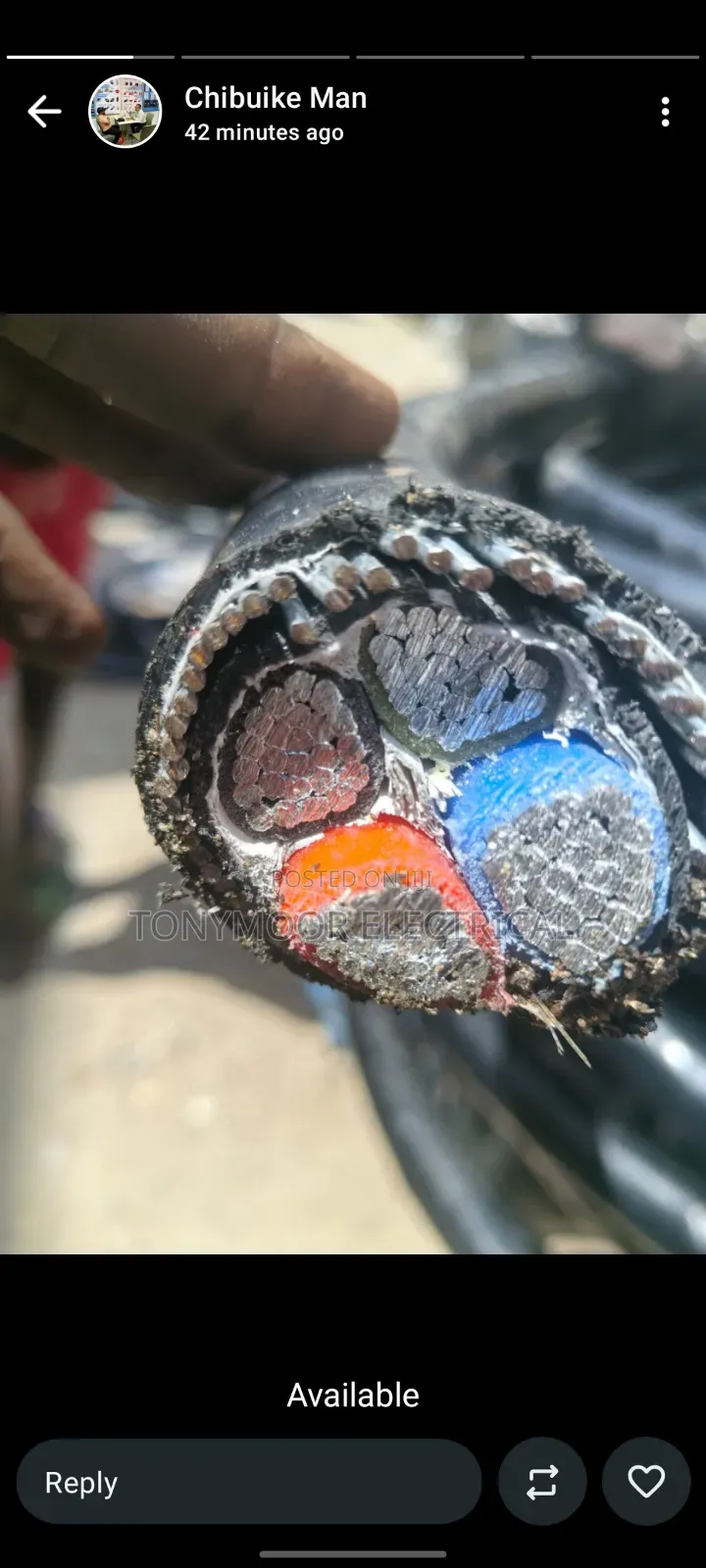 70mmx4core Aluminium Armored Cable