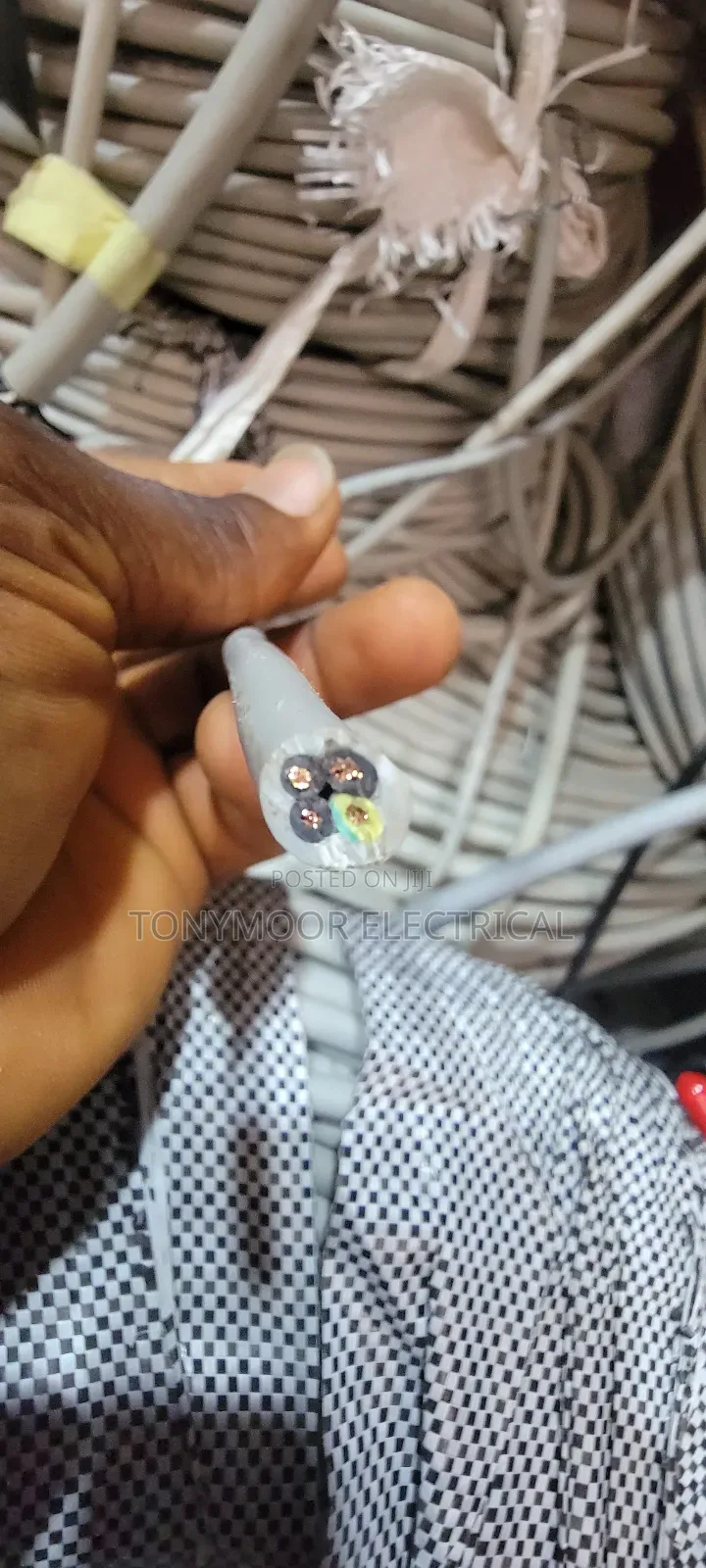 0.75mm 4core Flexible Wire