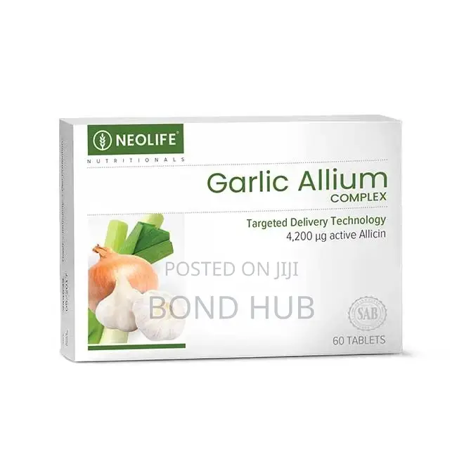Garlic Allium Complex 60 Tablets, Garlic Supplements