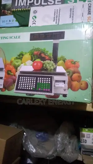 Barcode Scanner Scale With Printer