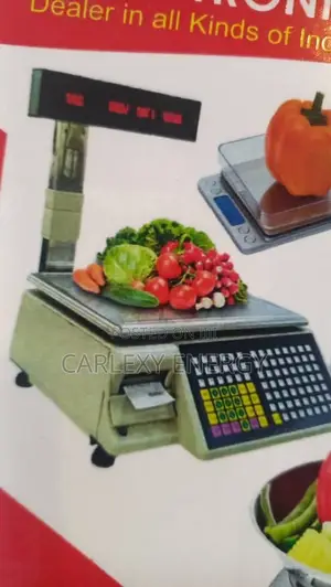 Barcode Scanner Scale With Printer