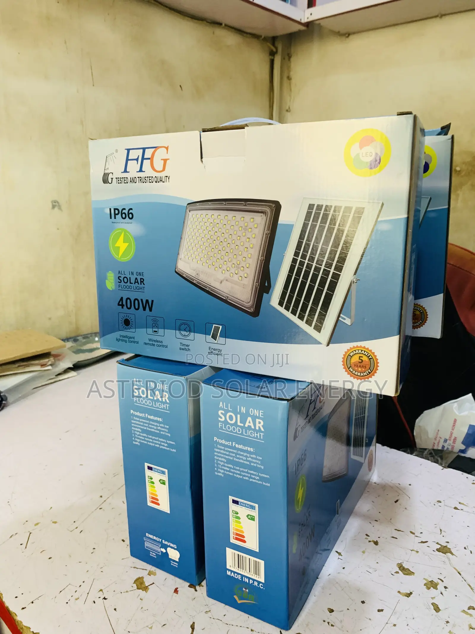 400watts All in One Solar Floodlights