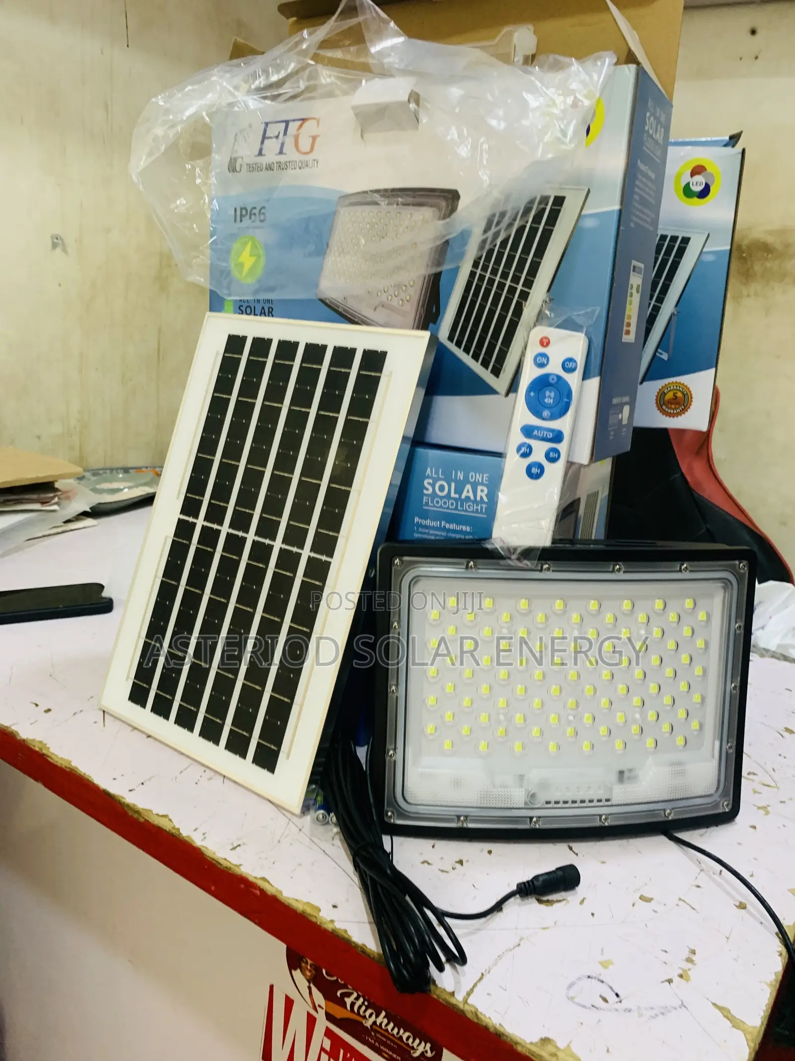 400watts All in One Solar Floodlights