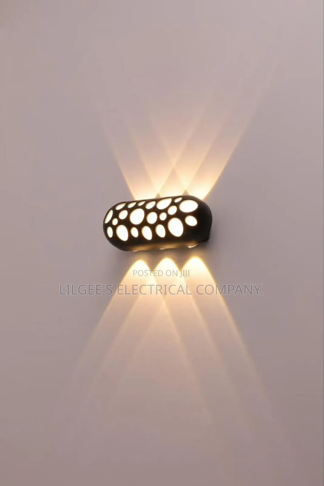 Dotted Body Patterns Design 3 Eyes Led Wall Light
