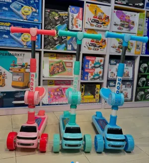 Car Design Scooter  2 in 1 With Detachable Seat