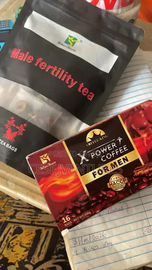 Men’S Vitality Combo Male Fertility Tea + X-Power Coffee