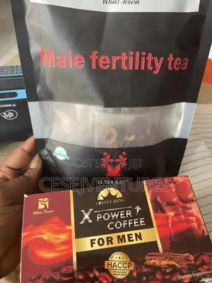 Men’S Vitality Combo Male Fertility Tea + X-Power Coffee