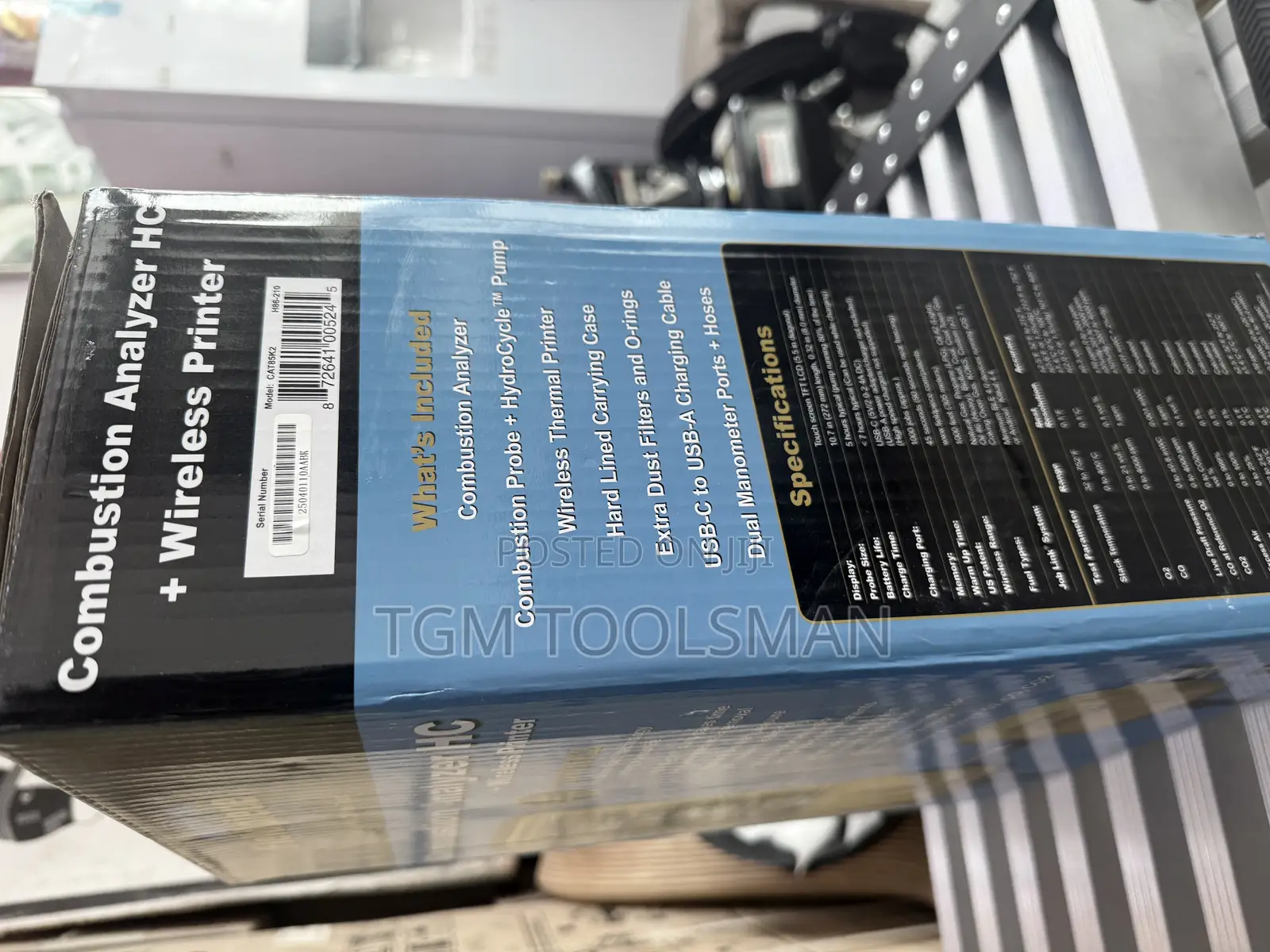 Combustion Analyer Hc + Wireless Printer