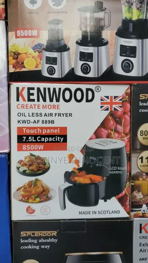 Brand New Kenwood 7.5l Oil-Less Air Fryer (8500w)
