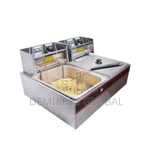 Nima Electric Deep Fryer 12l Double Tank