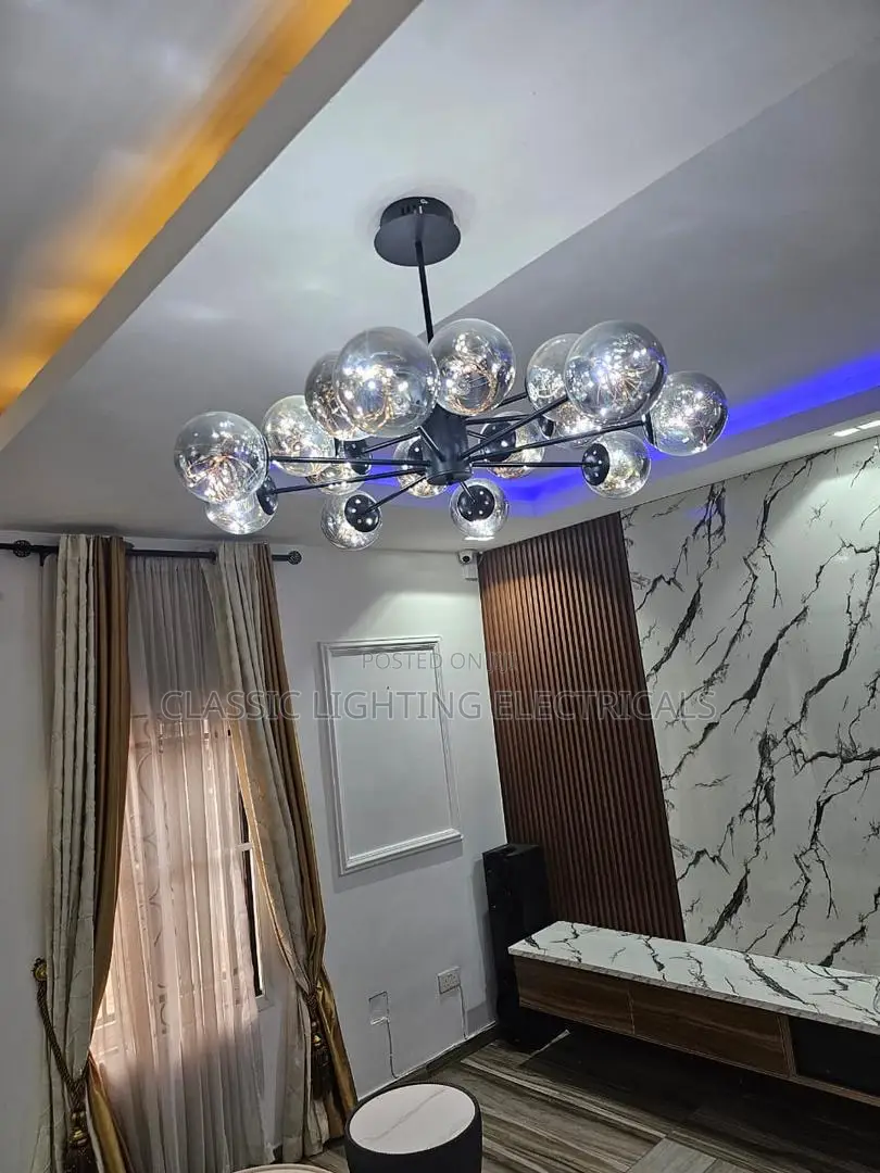 Modern Chandelier Designer Magic Bean Lamp Personalized Chandelier