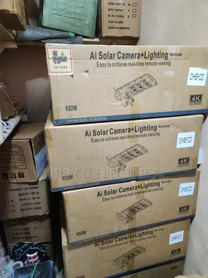 Solar Streetlight With 4g Camera