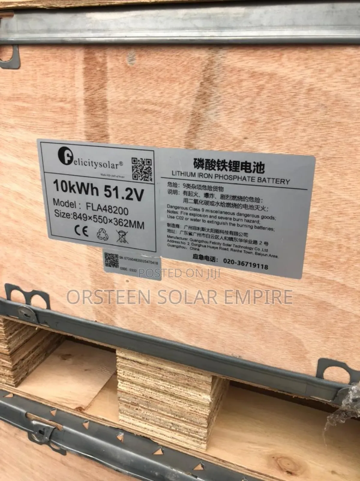 Felicity 10kwh Lithium Battery