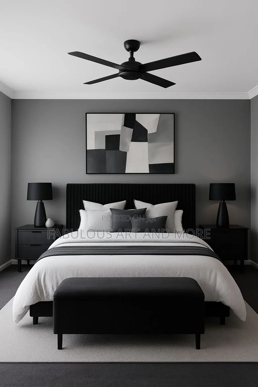 Abstract Canvas for Bedroom
