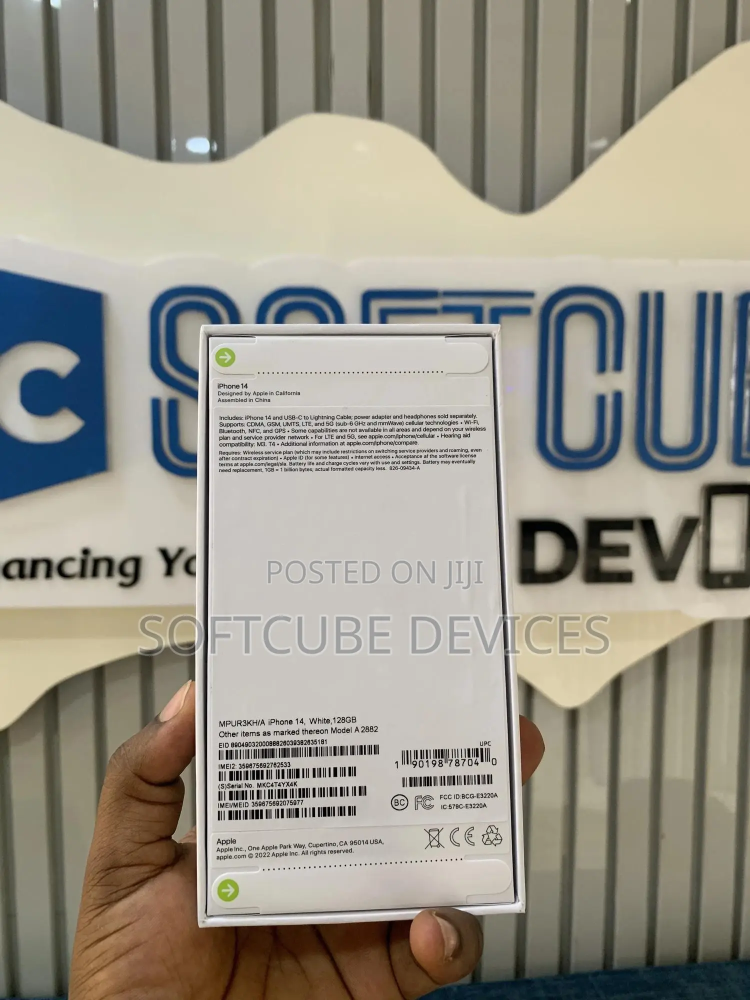 New Apple iPhone 14 128 GB White