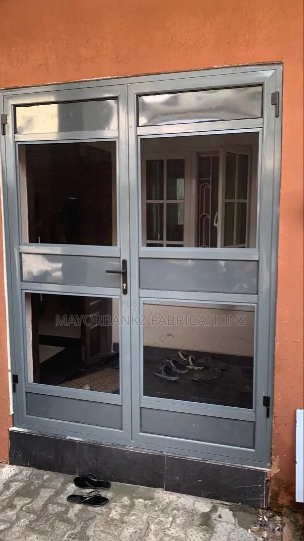 Aluminium Double Panel Door Net