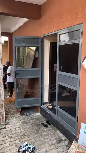 Aluminium Double Panel Door Net
