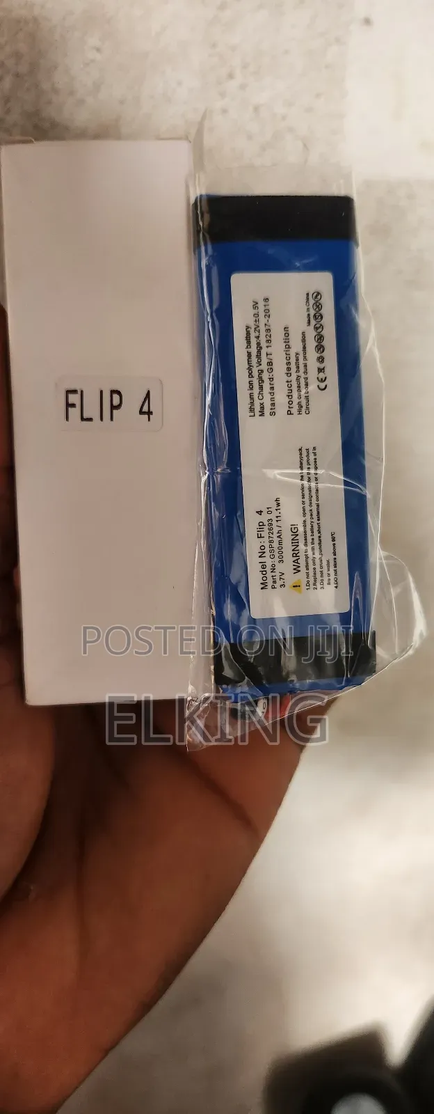 JBL Flip 4 and 3 Battery