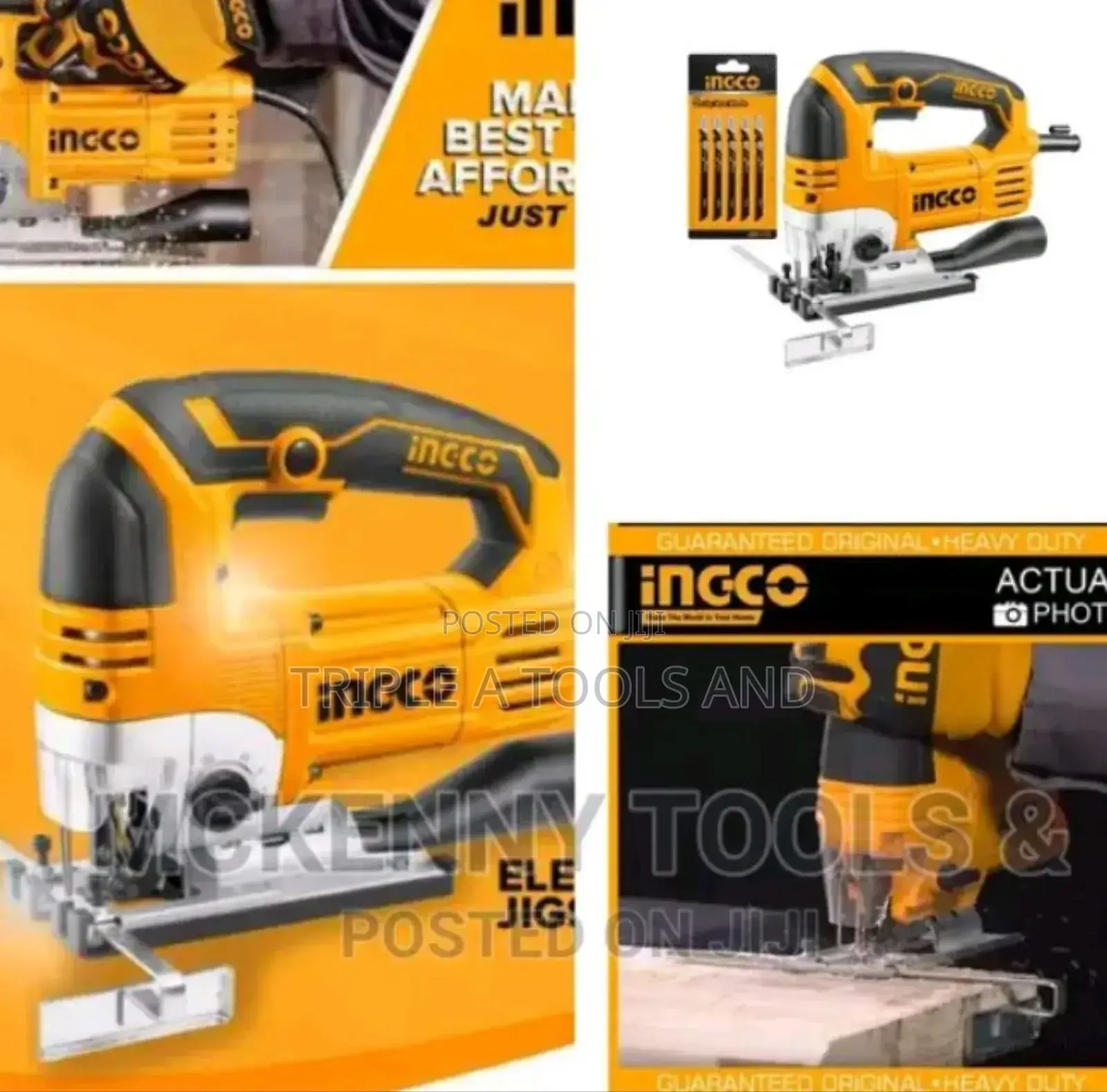 Ingco Jigsaw, 800w Variable Saw With 4 Step Pendulum Electric Jigsaw