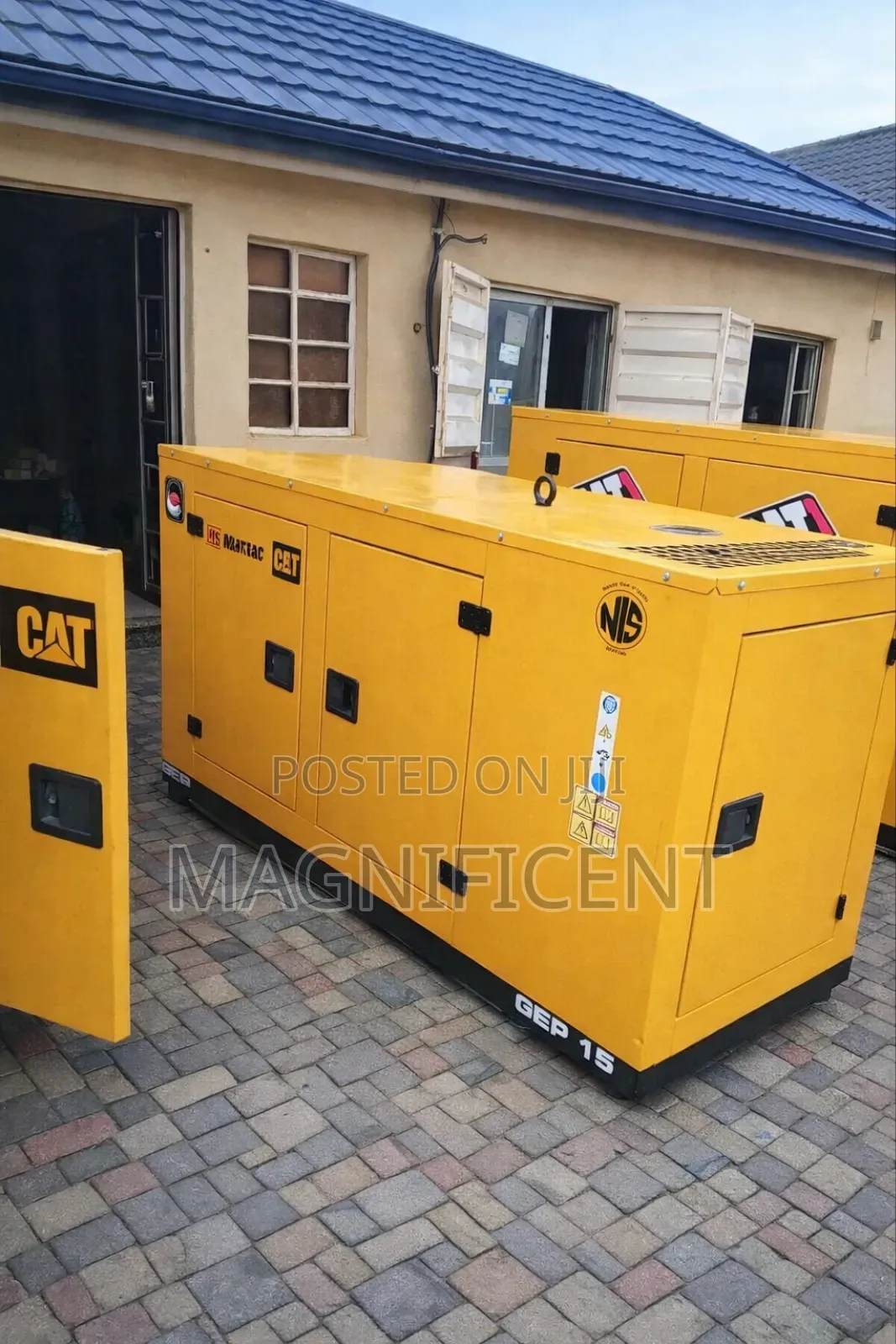 Foreing Use Grade 1 Cat Soundproof Generator 15kva