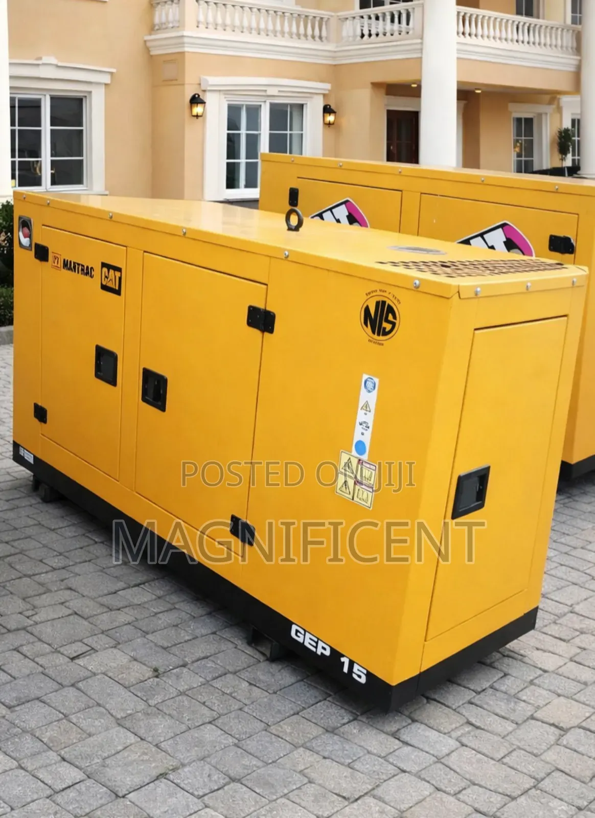 Foreing Use Grade 1 Cat Soundproof Generator 15kva