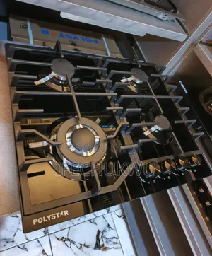 Original Polystar Glass Top Built-in 4 Burners Gas Cooker Hob