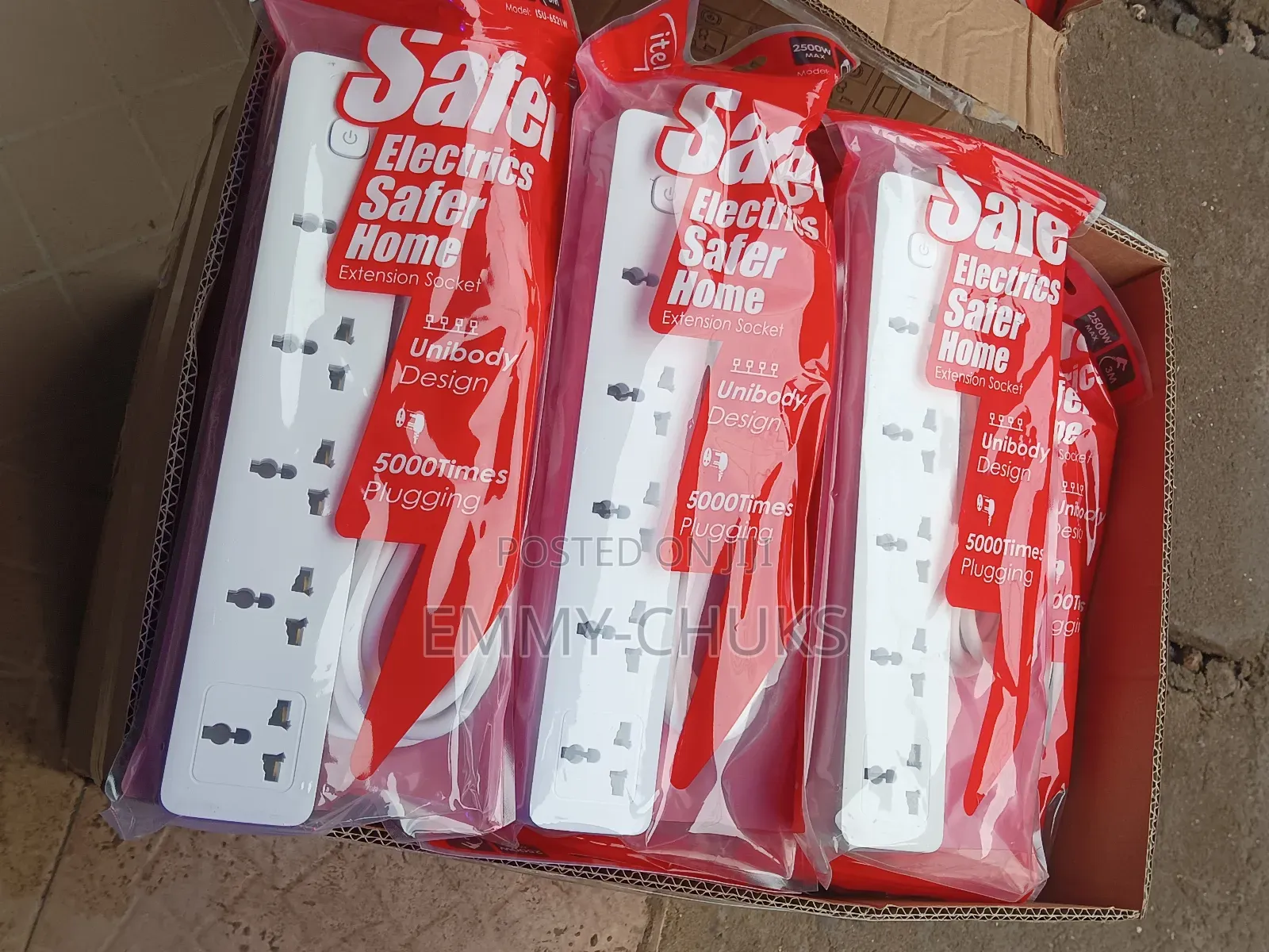 Original Itel Extension Socket 5 Ways