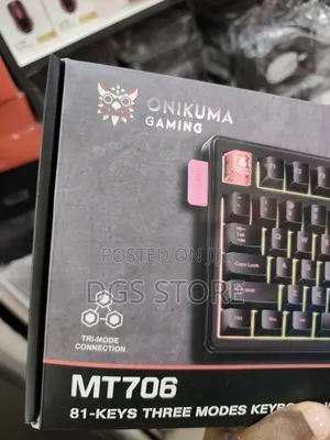 Onikuma Gaming Mt706 81 Keys Three Mode Keyboard With Knob