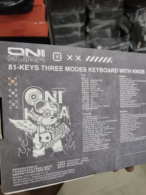 Onikuma Gaming Mt706 81 Keys Three Mode Keyboard With Knob