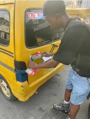 Sticker Pasting Flyer Sharing Agency