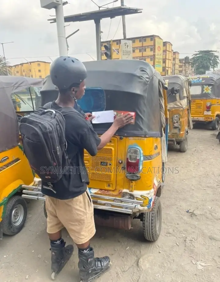 Sticker Pasting Flyer Sharing Agency