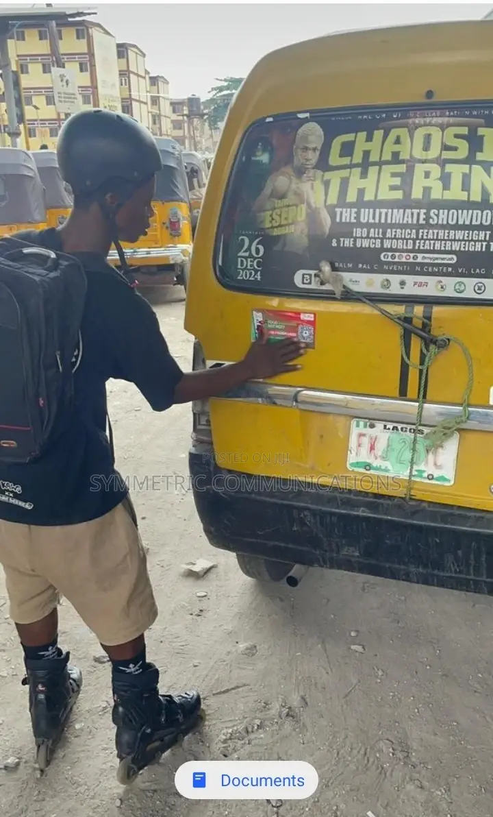 Sticker Pasting Flyer Sharing Agency