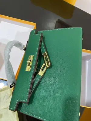 Green H Hand Bag