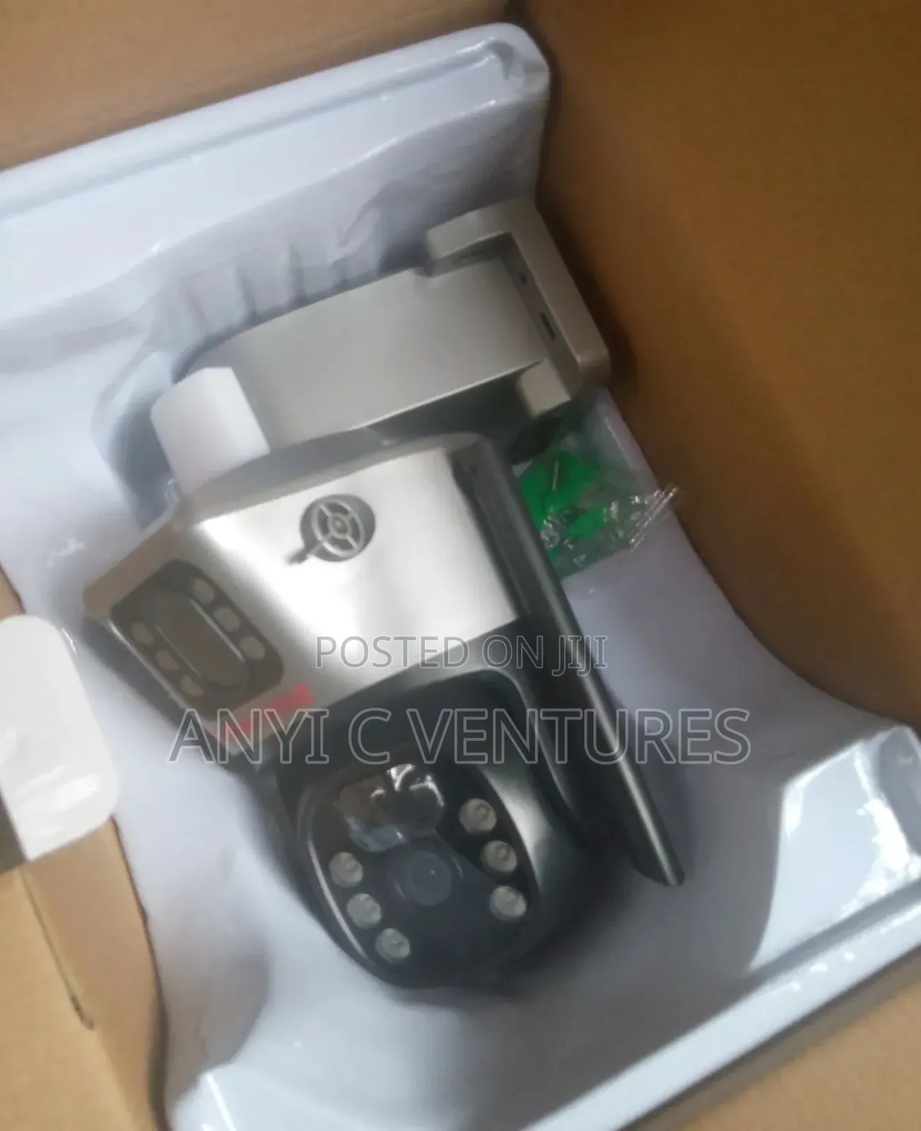 Double Lens Solar CCTV Camera