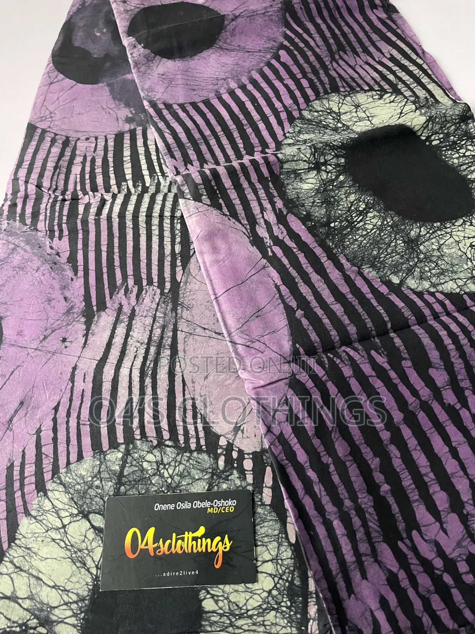 Hand Designed Shaky Chiffon Batik