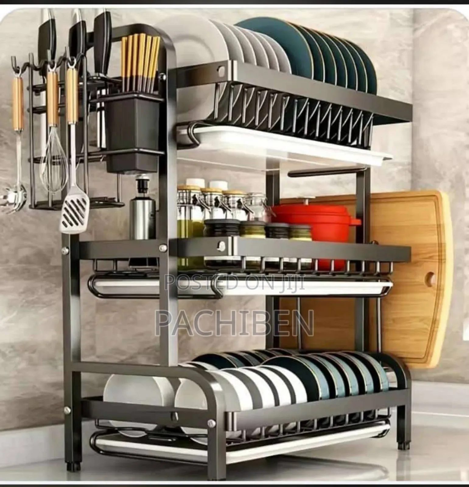 3 Tiers Plate Rack