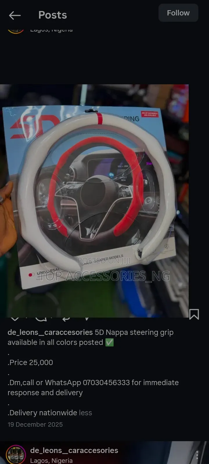 Quality Steering Grip