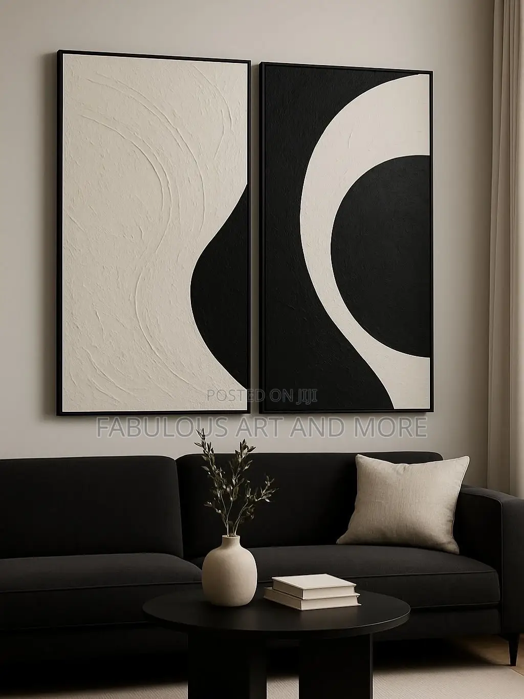 Wall Abstract Canvas for Sitting Room