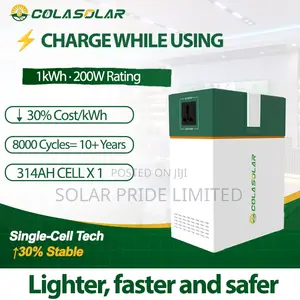 Cola 1000 Portable Solar Generator 200w/300w Rating