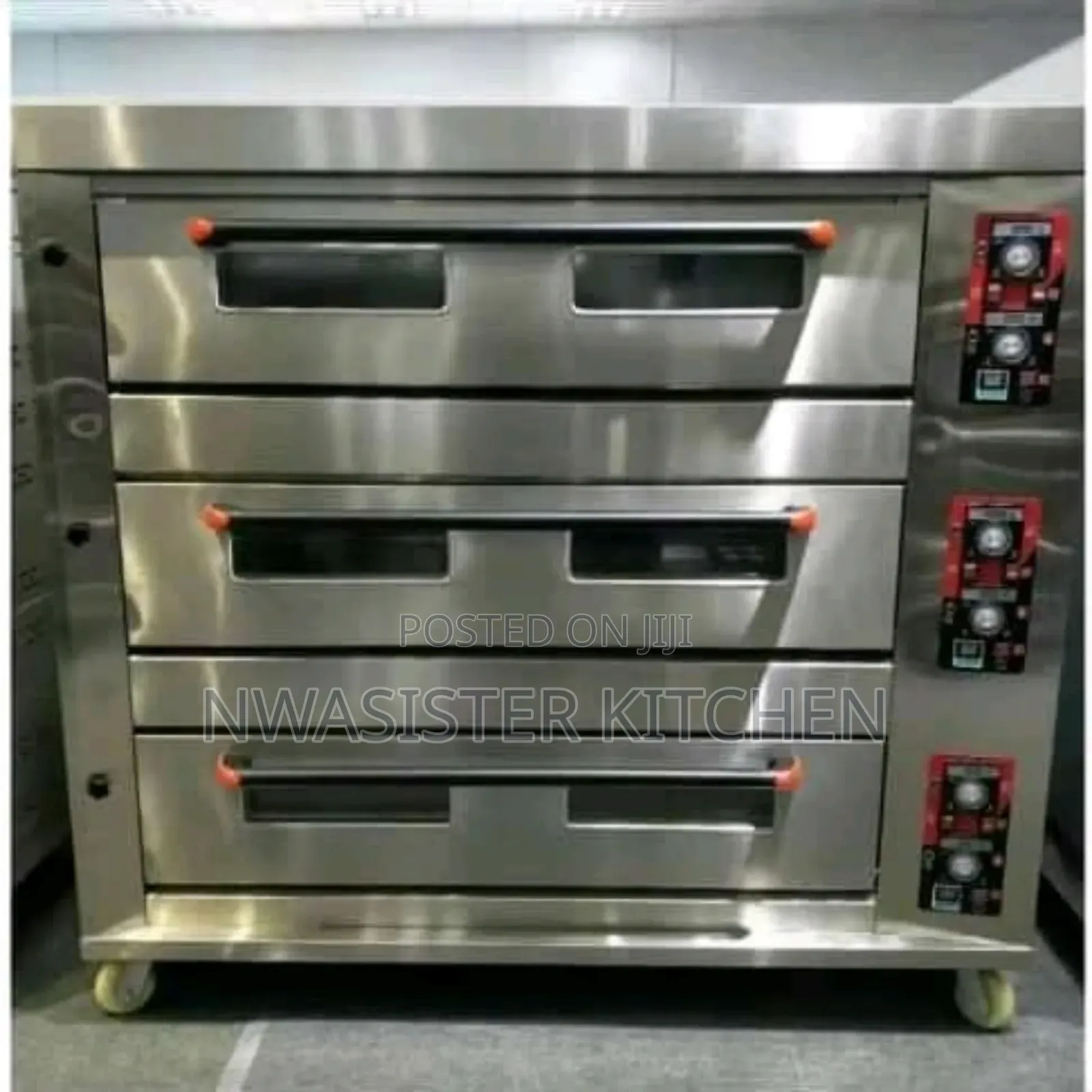 9 Trays 3 Deck Oven Machine