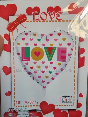Colourful Love Valentine Balloon