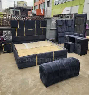 Reliable HDF Complete 6 by 6 Family Size Upholstery Bedframe