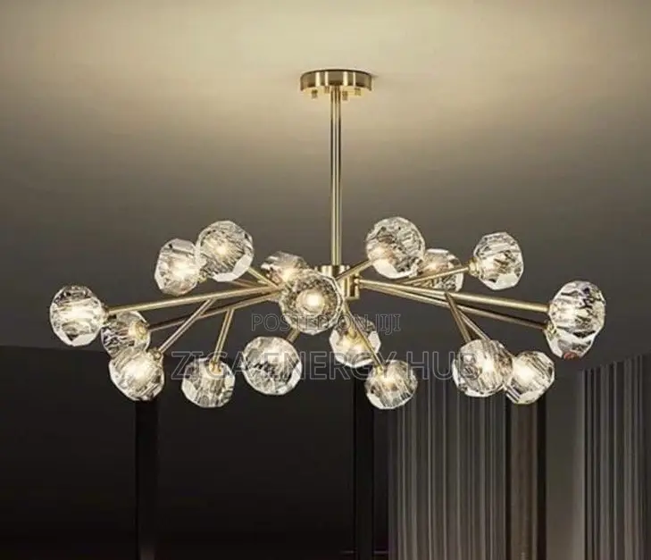 Led Globe Chandelier Light